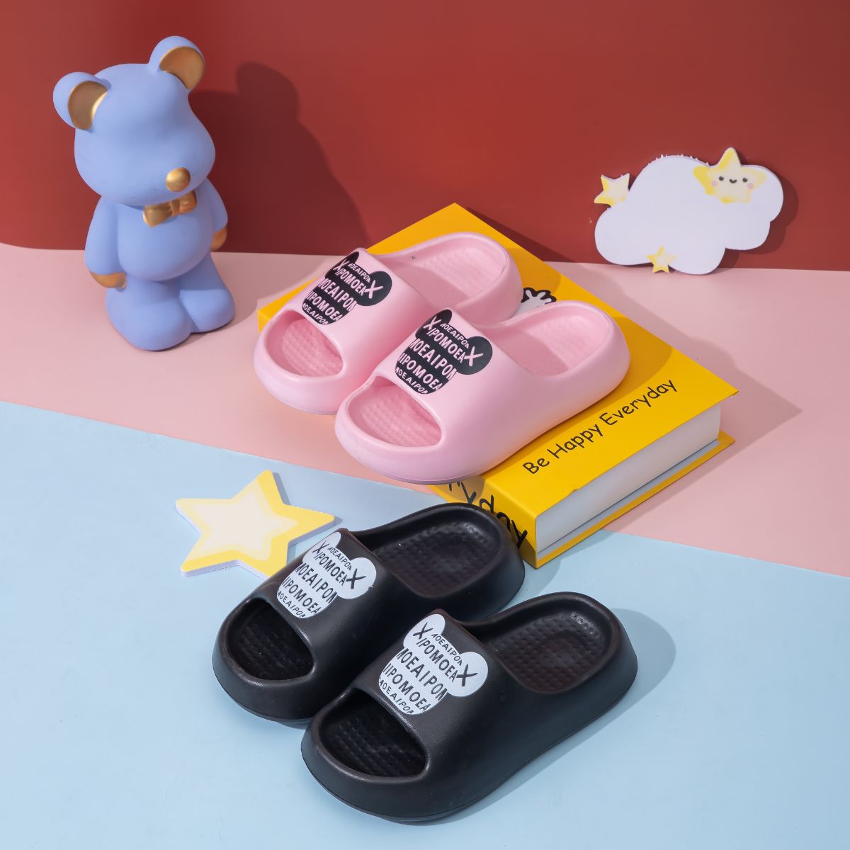 Chinelo Infantil Slide Soft EVA Leve Antiderrapante - CB801
