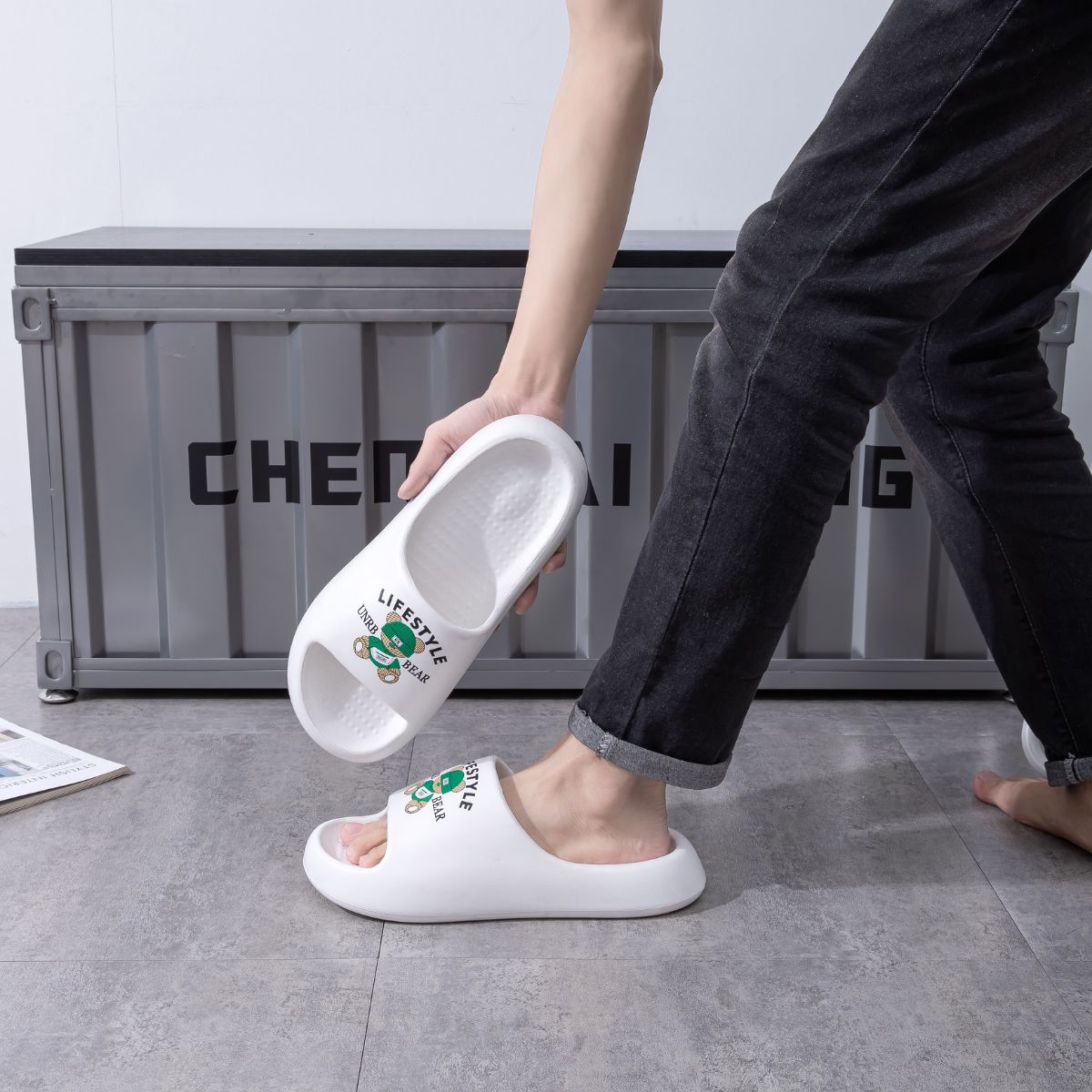 Chinelo Masculino Slide Soft EVA Leve Antiderrapante - M801